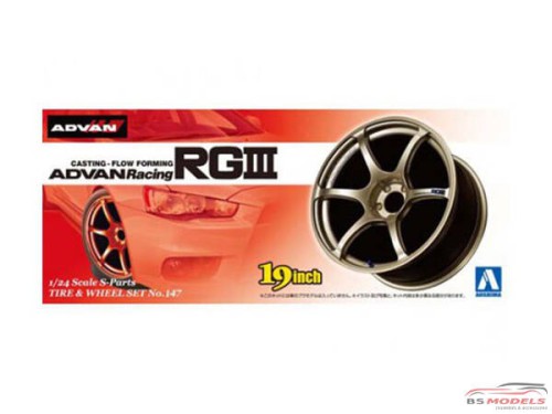 AOS00902 Advan Racing Rgiii - 19 inch Plastic Accessoires