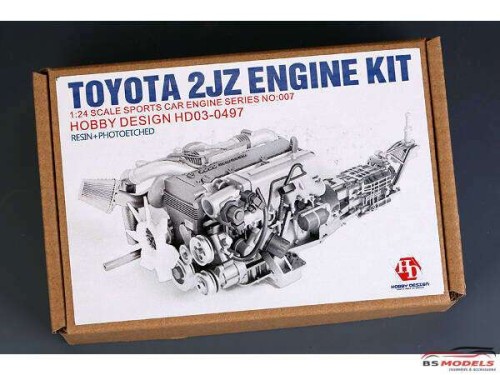 HD03497 Toyota 2JZ  engine kit (resin + PE) Multimedia Kit