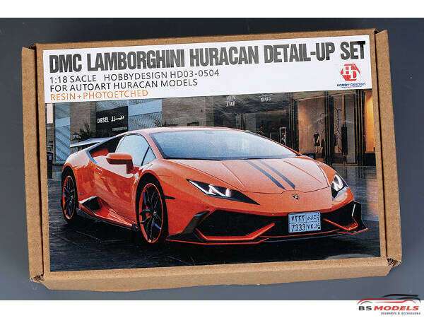 HD03504 DMC Lamborghini Huracan detail up set for Autoart Multimedia Transkit