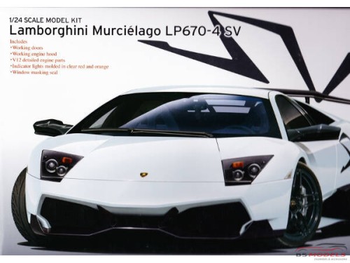 AOS007082 Lamborghini Murcielago LP670-4 SV (overseas edition) Plastic Kit