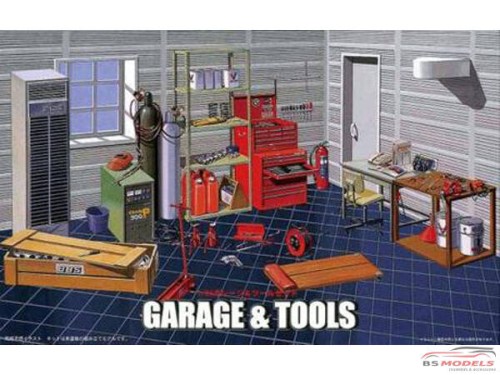 FUJ111186 Garage & Tools set Plastic Kit
