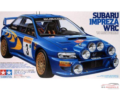 TAM24199 Subaru Impreza WRC Monte-carlo 1998 Plastic Kit
