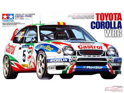 TAM24209 Toyota Corolla WRC Plastic Kit