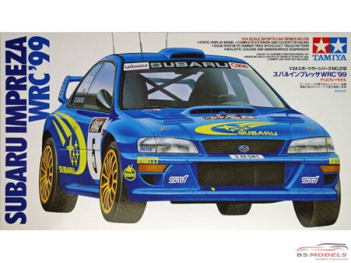 TAM24218 Subaru Impreza WRC 1999 Plastic Kit