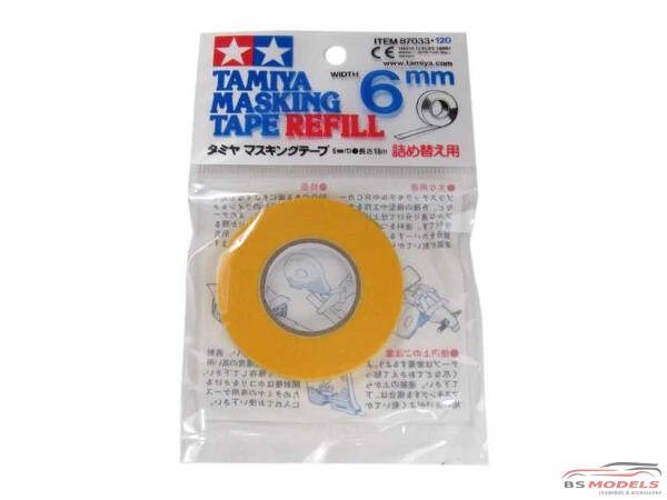 TAM87033 Tamiya masking tape  REFILL  6 mm Multimedia Material