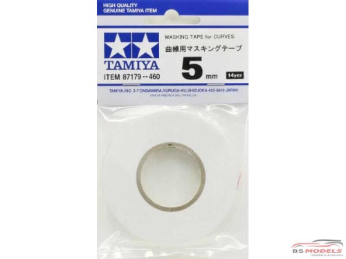 TAM87179 Tamiya masking tape for curves  5 mm Multimedia Material