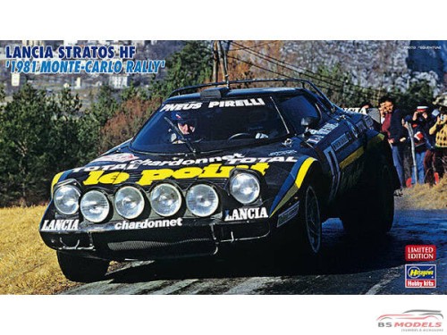 HAS20261 Lancia Stratos HF "1981 Monte-Carlo"  Limited Edition Plastic Kit
