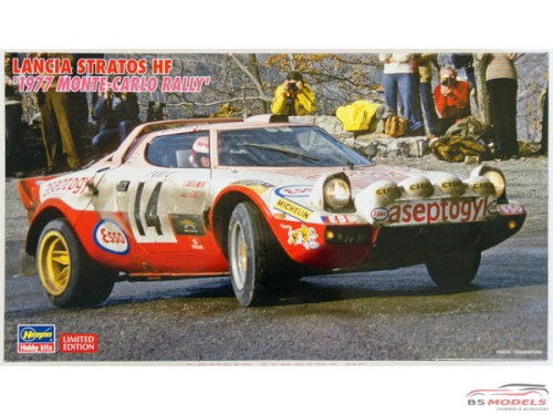 HAS20268 Lancia Stratos HF  "1977 Monte-Carlo Rally " Limited Edition Plastic Kit