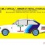 REJI81 Ford Escort RS1800 "Official"  Portugal 1979 #1 Mikkola #3 Waldegard Waterslide decal Decal