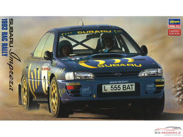 HAS20297 Subaru Impreza WRX 1993  RAC Rally Limited Edition Plastic Kit