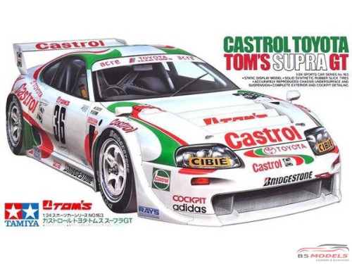 TAM24163 Toyota Supra GT  Castrol #36 Plastic Kit