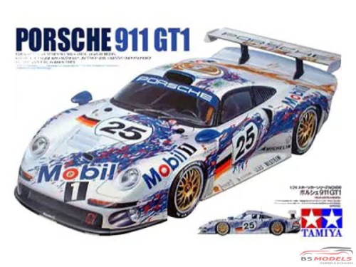 TAM24186 Porsche 911 GT1  + ST27 From A decal Plastic Kit