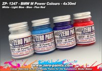 ZP1247 BMW  M Power Colours  paint set 4x30 ml Paint Material
