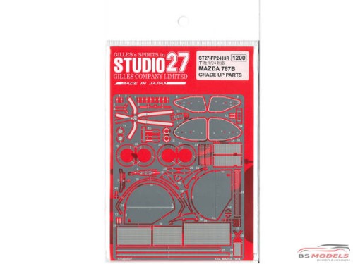 STU27FP2413R Mazda 787B P/E upgrade parts Etched metal Accessoires