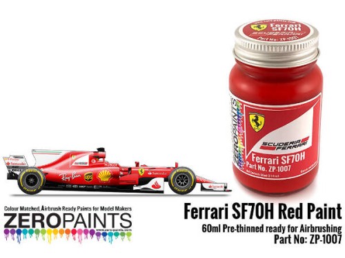 ZP1007-1 Ferrari SF70H Red paint 60 ml Paint Material
