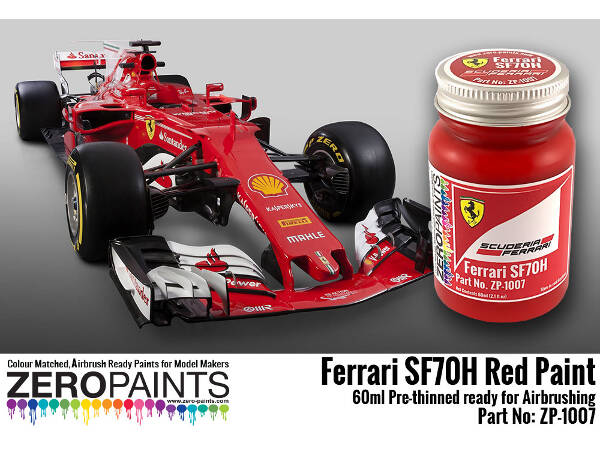 ZP1007-1 Ferrari SF70H Red paint 60 ml Paint Material
