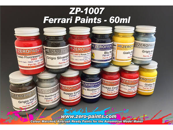 ZP1007-3 Ferrari Formula 1  1970s - 1980s  paint 60 ml Paint Material