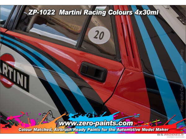 ZP1022 Martini Racing Colour paint set 4x30 ml Paint Material