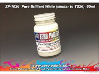 ZP1026 Pure Brilliant white (similar to TS26) paint 60 ml Paint Material