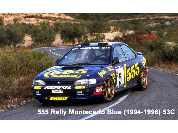 ZP1041-2 Subaru 555 Rally Monte Carlo blue (1994-1996) 53C paint 60 ml Paint Material