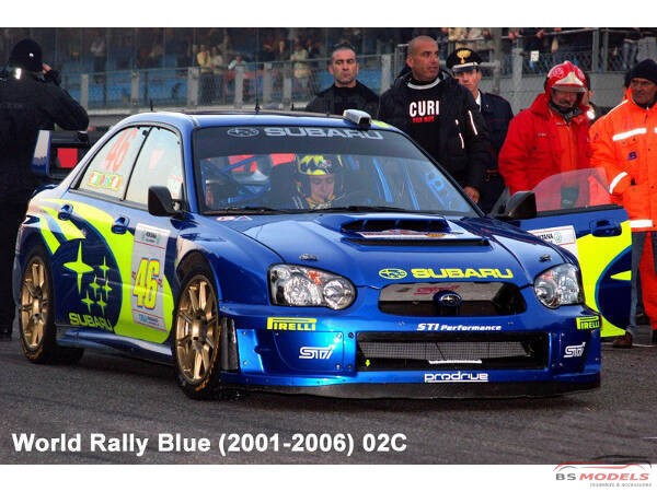 ZP1041-4 Subaru World Rally Blue (2001-2006) O2C  paint 60 ml Paint Material