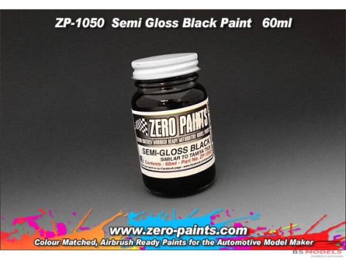 ZP1050 Semi Gloss Black paint 60 ml Paint Material