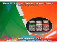 ZP1203 Mazda  787B  Renown  paint set  3x30 ml Paint Material