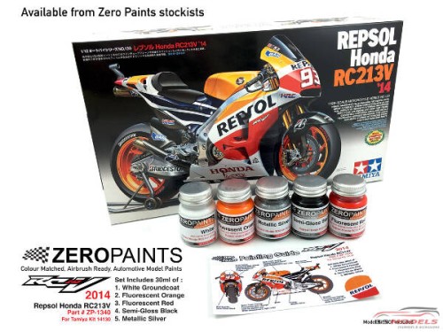 ZP1340 Repsol Honda RC213V  2014  paint set  5x30 ml Paint Material