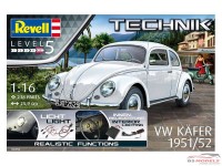 REV00450 VW Käfer 1951  "Technik"  incl led light system Plastic Kit