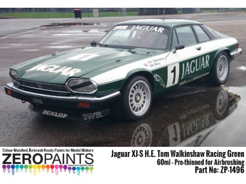 ZP1496 Jaguar XJ-S H.E Tom Walkinshaw Racing green 60 ml Paint Material