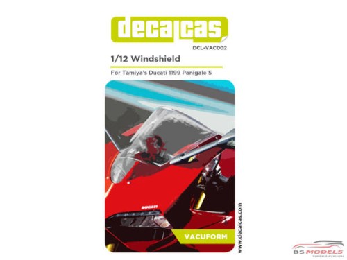 DCLVAC002 Vacuum Formed visor for Ducati 1199 Panigale S (TAM14129-14132) Multimedia Accessoires