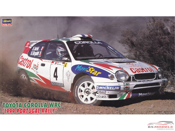 HAS20202 Toyota Corolla WRC  "Castrol" Portugal 1999  Sainz/Auriol Plastic Kit