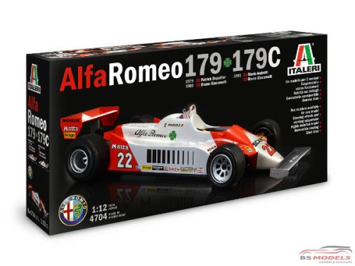 ITA4704 Alfa Romeo 179 - 179 c   version 1979-1980-1981 Plastic Kit