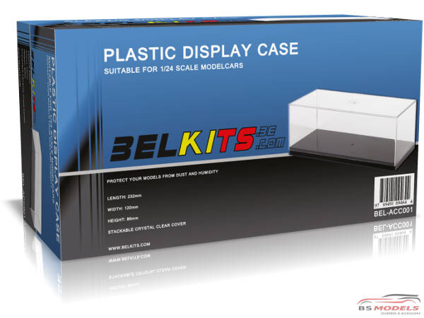 BELACC001 Display Case for 1/24 models Multimedia Material
