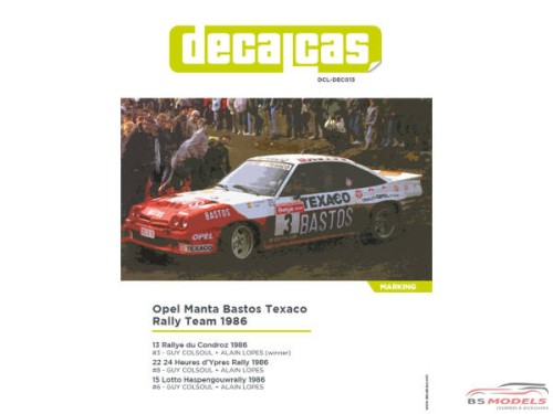 DCLDEC013 Opel Manta GrB Bastos Colsoul / Lopez  #3