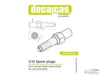 DCLMIS001 Sparkplugs - turned metal parts  4pcs Multimedia Accessoires