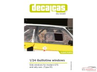 DCLVAC013 Guillotine windows for modern GTS and rally cars - clear part Multimedia Accessoires