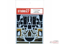 STU27CD24030 Sauber C9 carbon decal (for Tam) Waterslide decal Decal