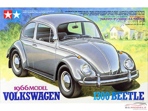 TAM24136 Tamiya Volkswagen VW 1300 Beetle Plastic Kit