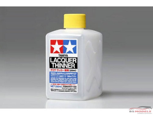 TAM87077 Tamiya Lacquer Thinner 250 ml Paint Material