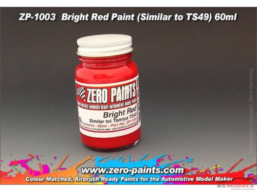 ZP1003 Bright Red paint (similar to TS49) paint 60ml Paint Material