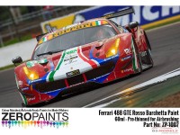 ZP1007-10 Ferrari 488 GTE Rosso Barchetta 312 Red paint 60ml Paint Material