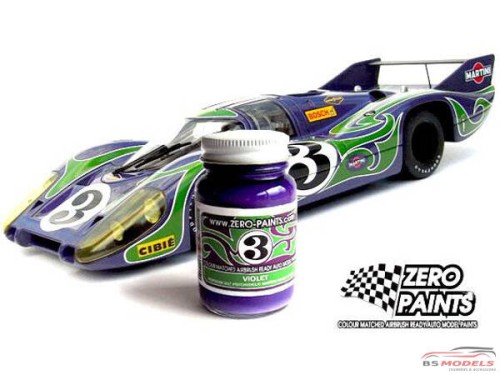 ZP1019 Porsche 917 Purple Hippie (Psychedelic Martini racing team) paint 60ml Paint Material