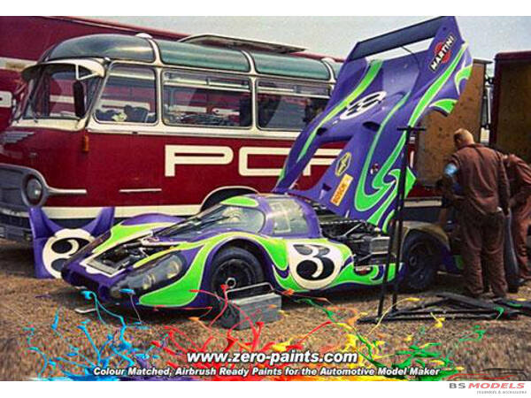 ZP1019 Porsche 917 Purple Hippie (Psychedelic Martini racing team) paint 60ml Paint Material