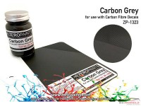 ZP1323 Carbon Fibre Grey paint 60ml Paint Material