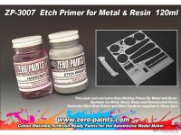 ZP3007 Etch Primer for Metal / Resin  2x60ml Paint Material