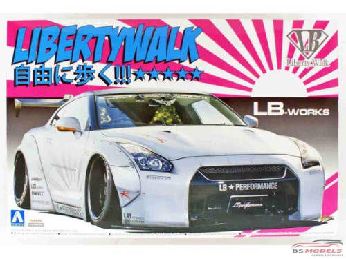 AOS054031 Nissan LB Works R35 GT-R  vers 2  *LibertyWalk* Plastic Kit