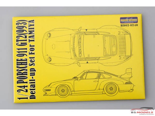 HD020240 Porsche 911 GT2(993) detail set (PE+resin+metal parts) for TAM Multimedia Accessoires
