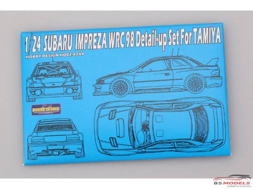 HD020249 Subaru Impreza WRC 98 detail set (PE+resin+metal parts) for TAM Multimedia Accessoires