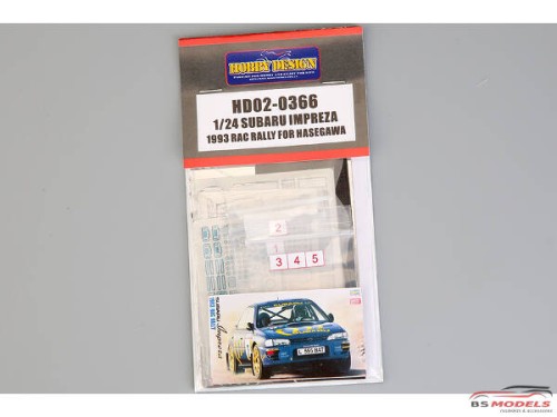 HD020366 Subaru Impreza 1993  RAC rally detail set (PE+metal parts+resin) For HAS Multimedia Accessoires